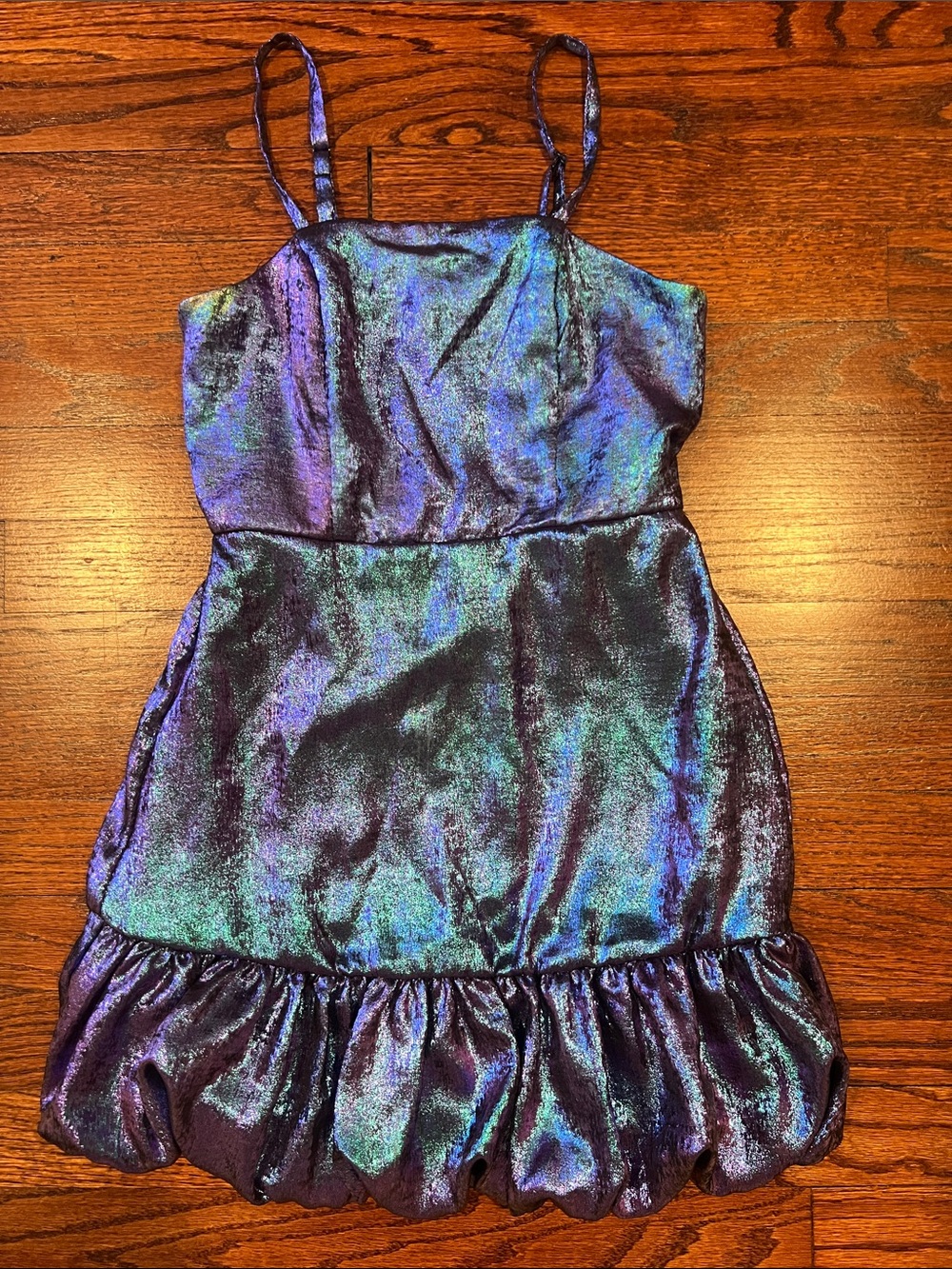 Girls Metallic Ava & Yelly Party Dress